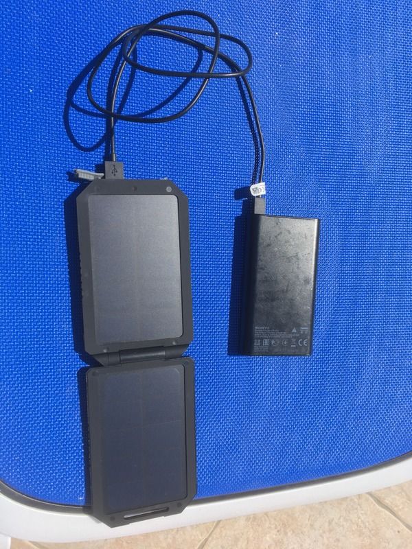 Solar charger and external battery
