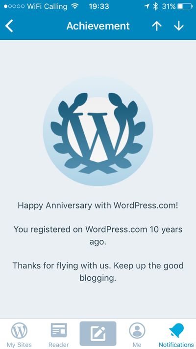 11 years of Wordpress Blogging