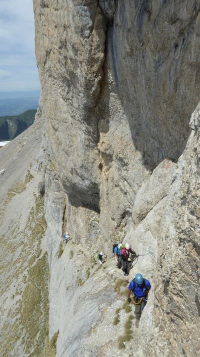 Fear and Strength in Via Ferrata