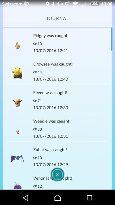 First thoughts on Pokemon Go
