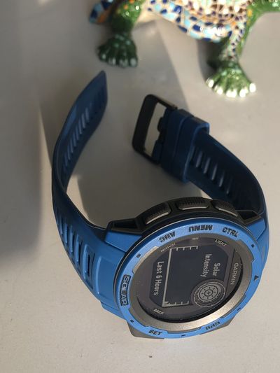 Garmin Instinct Solar Run, With A Mask, And A Walk.